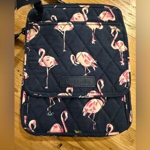 Vera Bradley Blue and Pink flamingo Crossbody Bag